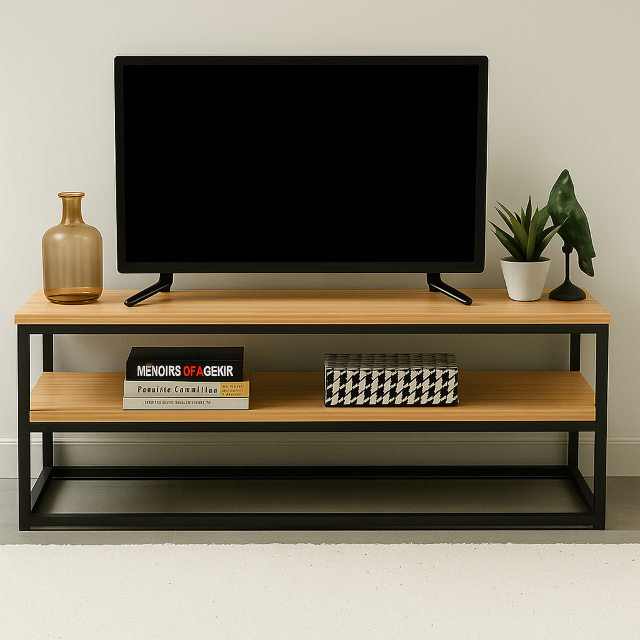 Rack para TV Hierro y Madera - Imagen 2