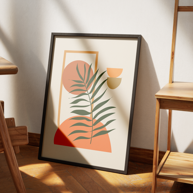 Cuadro Geometría Botánica - Imagen 5