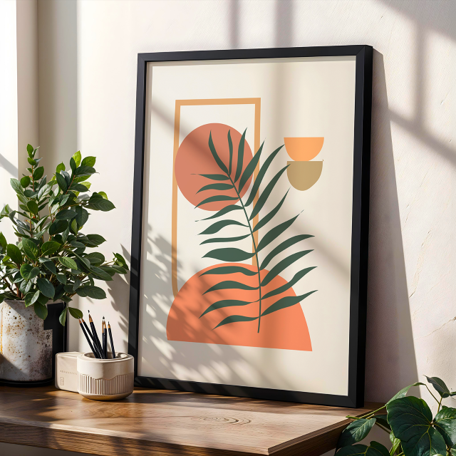 Cuadro Geometría Botánica - Imagen 2