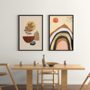 Mural Díptico Cumbres Doradas