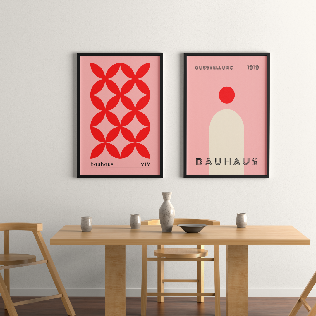 Mural Díptico Bauhaus